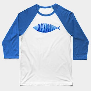 blue fish Baseball T-Shirt